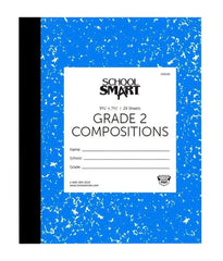 PAPER COMP BOOK 9.75X7.5 BLUE GRADE 2 24 SHTS SCHOOL SMART