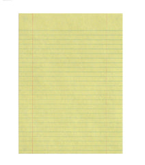 PAPER COMP 8X10.5 YELLW 3/8 RULED RED MARGIN 15LB REAM SCHOOL SMART
