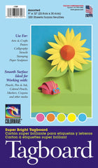 TAGBOARD BRIGHT PACON 9X12 100 SHTS