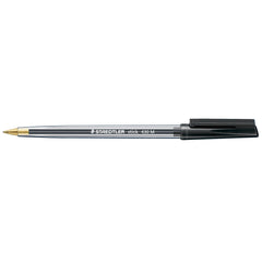 Pen Ballpoint Stick 430 Black Pk10