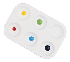 PAINT TRAY PLASTIC 6 WELLS PK/12 - SCHOOL SMART