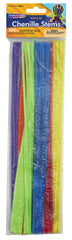 CHENILLE STEMS 12 INCH HOT COLORS SET OF 100