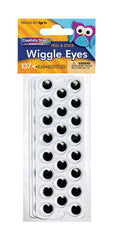 WIGGLE EYES PEEL AND STICK BLACK SET OF 137