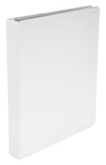 BINDER D-RING 1 IN WHITE SCHOOL SMART