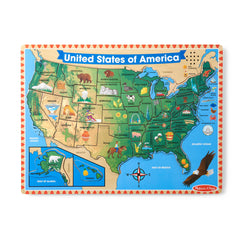 PUZZLE WOOD SOUND USA MAP