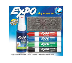MARKER DRY ERASE LOW ODOR EXPO SET OF 4