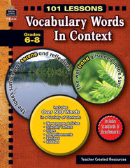 WORKBOOK 101 LESSONS VOCABULARY GR 6 TO 8