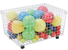 DS Giant Mesh Wire Trolley (86cm x 59cm x 45cm) White