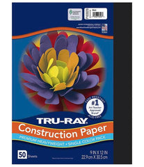 CONST PPR 9X12 BLACK TRURAY 57SC 50 SHTS
