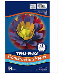 CONST PPR 9X12 WHITE TRURAY 53SC 50 SHTS