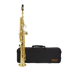 Elkhart 100SS student Bb soprano saxophone outfit