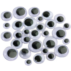 Wiggly Eyes 100 Assorted