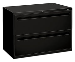 FILE LATERAL 2-DRAWER W/LOCK BLACK HON792LP