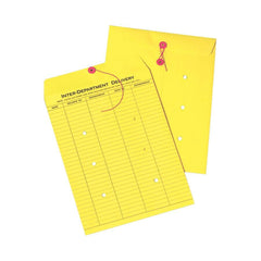 ENVELOPE INTERDEPARTMENT 10X13 IN YELLOW QUA63576 BX OF 100