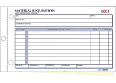 BOOK REQ PARTS/MATRL DUP