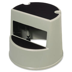 STEP STOOL - SP RICHARDS CO - MOBILE TWO-STEP STEP STOOL - 350 IB CAPACITY - 16 W X 13 D X 16 H IN - BEIGE COLOR - EACH