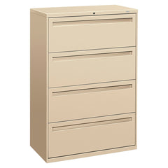 FILE LATERAL 4-DRAWER W/LOCK PUTTY HON784LL