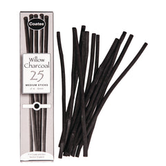 Charcoal Willow Stick Medium Pk25