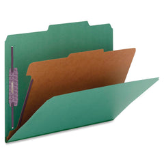 CLASSIFICATION FOLDER LETTER 2 IN EXP 1 DIVIDER GREEN PK OF 10 SMD13733