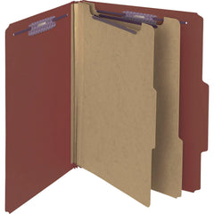 CLASSIFICATION FOLDER LETTER 2 IN EXP 2 DIVIDERS RED PK OF 10 SMD14075