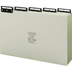 GUIDE FILE LEGAL 1/5 METAL TAB A-Z GRAY/GREEN 1 SET SMD52576