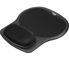 MOUSE PAD WITH GEL WRIST REST BLACK FELLOWES FEL93730