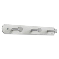 COAT HOOKS NAIL HEAD 18 X2-3/4 X2 3 HOOKS SILVER