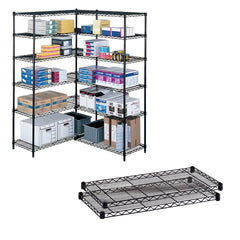 SHELVES 36X24 2/CT BK