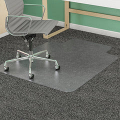 CHAIR MAT W/LIP STUDDED BEVELED EDGE 46X60 CLR DEFCM14433F