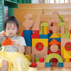 108-Piece Colored Cork Blocks