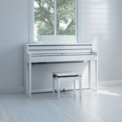 Roland HP702 digital piano - White
