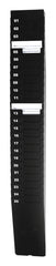 RACK CARD 25-POCKET 9-CARDS BLACK LTH259EX