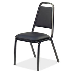 CHAIR STACKING VINYL BLACK LLR62512 CASE OF 4