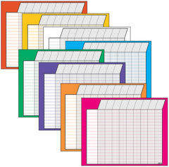 CHARTS HORIZONTAL INCENTIVE CHARTS-JUMBO VARIETY PACK OF 8