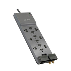 SURGE PROTECTOR 12 OUTLET 10FT CORD GRAY BLKBE11223410