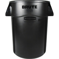 RECEPTACLE - BRUTE VENTED UTILITY CONTAINER - 44 GALLON CAPACITY - BLACK COLOR - EACH