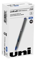 PEN ROLLERBALL UB VISION .7MM BLUE SAN1734904 PACK 12