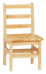 JONTI-CRAFT LADDERBACK CHAIR - 12 IN SEAT - 14-1/2 X 13-1/2 X 24-1/4 INCHES