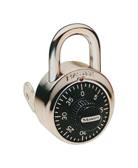 PADLOCK - MASTER LOCK 1525 SERIES COMBINATION PADLOCK - 3/4 SHACKLE - BLACK DIAL - SPECIFY KEY SERIES