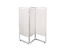PRIVACY SCREEN - PRESCO KING SIZE 3 PANEL - TWIN ROLLER CASTERS