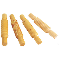 Rolling Pins Wooden Assorted Set 4