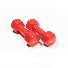 DS Vinyl Dumbbell - 2kg x 2 Red