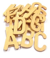 Upper Case Wooden Letters Pk 26