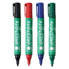 Bic Dwipe Marker 1701 Bt Asstd Pk4