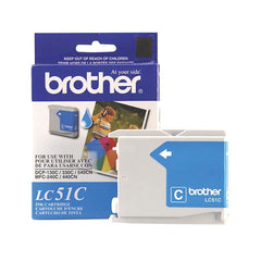 CARTRIDGE INK TONER BROTHER BRTLC51C CYAN