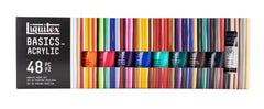 PAINT ACRYLIC LIQUITEX BASICS ASST COLORS 0.74 OZ SET OF 48