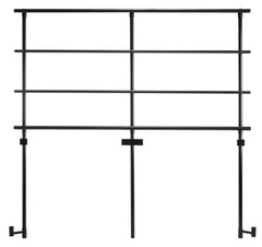 STAGES AND RISERS - NATIONAL PUBLIC SEATING BACK GUARDRAIL FOR 18 X 32 TAPERED RISERS