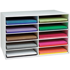 STORAGE FOR 12X18 IN CONSTRUCTION PAPER WHITE