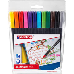 Colourpen\' Fine Ast/Col Pack 12