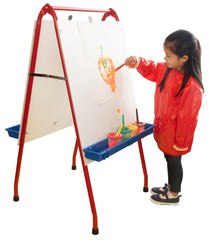 QS KIT EASEL RED METAL ART WITH TRAYS